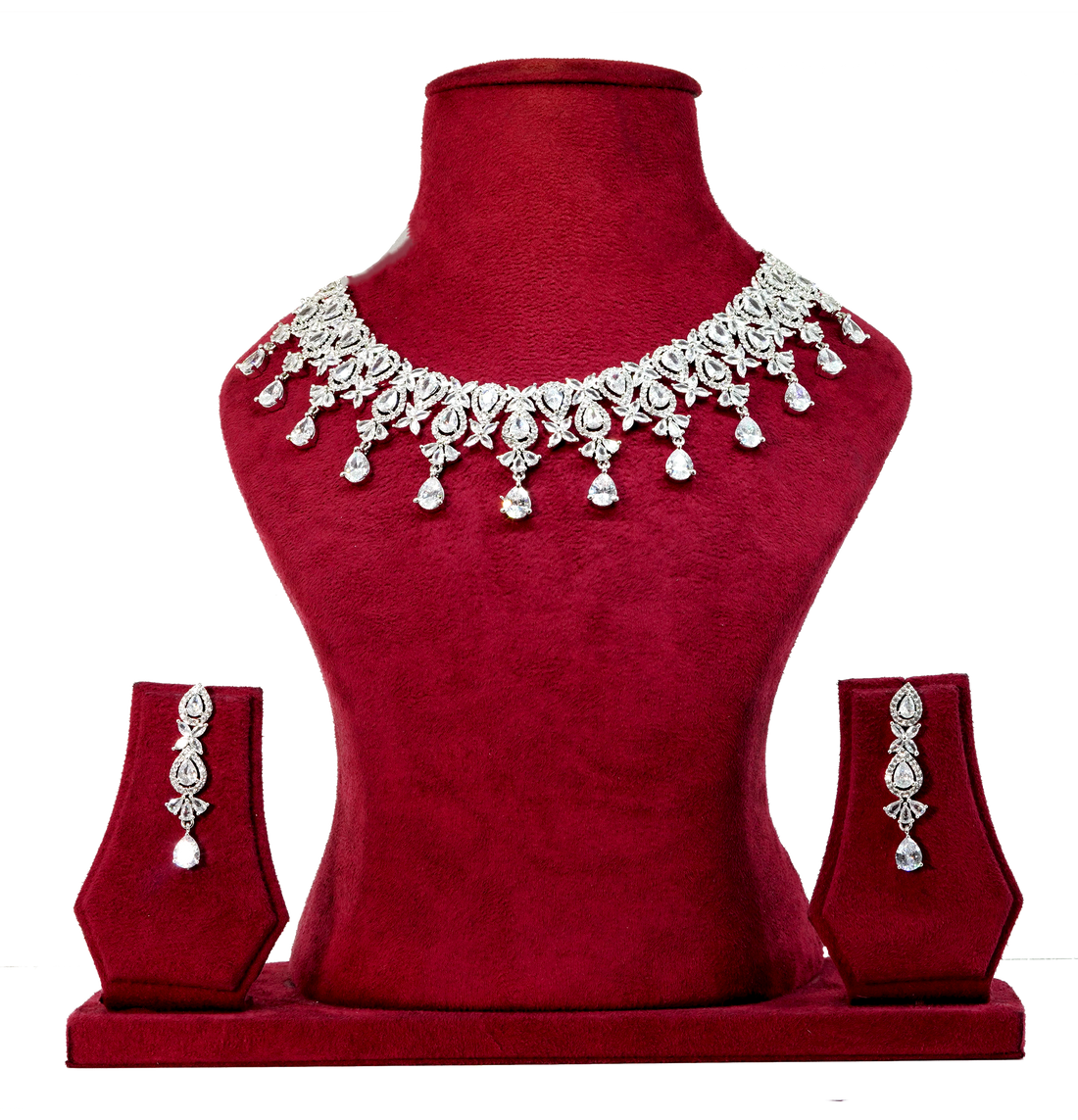 AMAITA ZIRCONIA AMERICAN DIAMOND SET LOOK LIKE A REAL DIAMOND SET